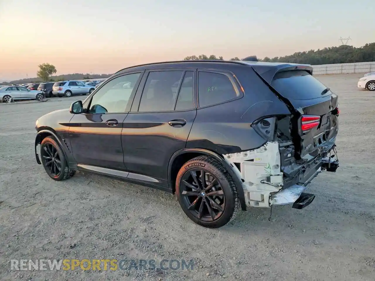 2 Photograph of a damaged car 5UX43DP04R9V02409 BMW X3 2024