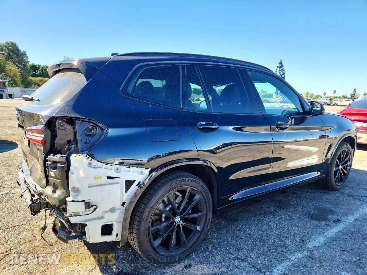 3 fotografías del automóvil dañado 5UX43DP04R9V10977 BMW X3 2024
