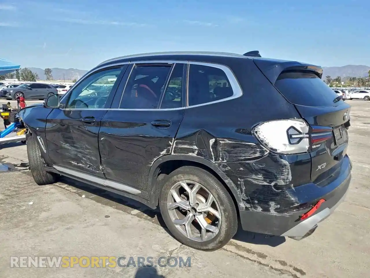 2 Photograph of a damaged car 5UX43DP04R9W43352 BMW X3 2024