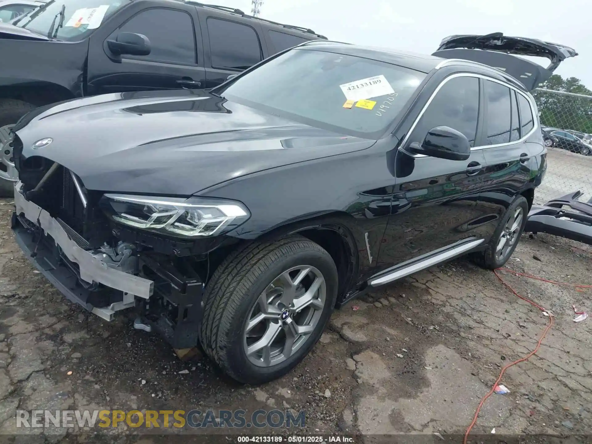 2 Photograph of a damaged car 5UX43DP05R9V19705 BMW X3 2024
