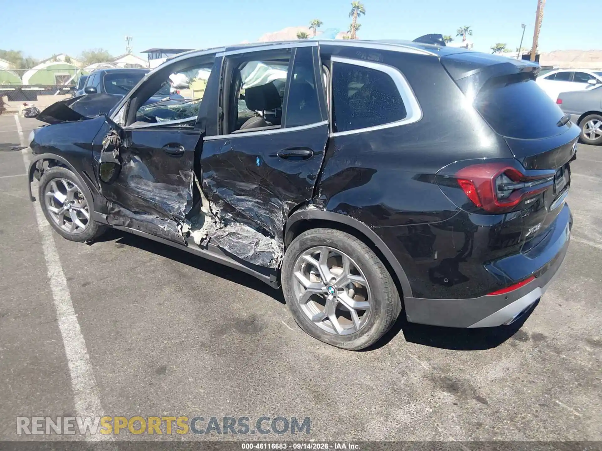 3 Photograph of a damaged car 5UX43DP05R9W45529 BMW X3 2024