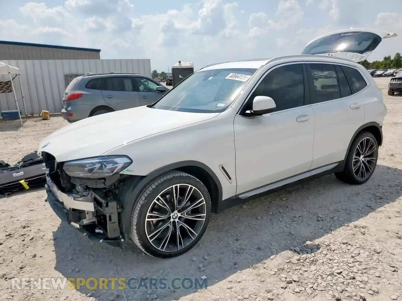 1 Photograph of a damaged car 5UX43DP05R9W79339 BMW X3 2024