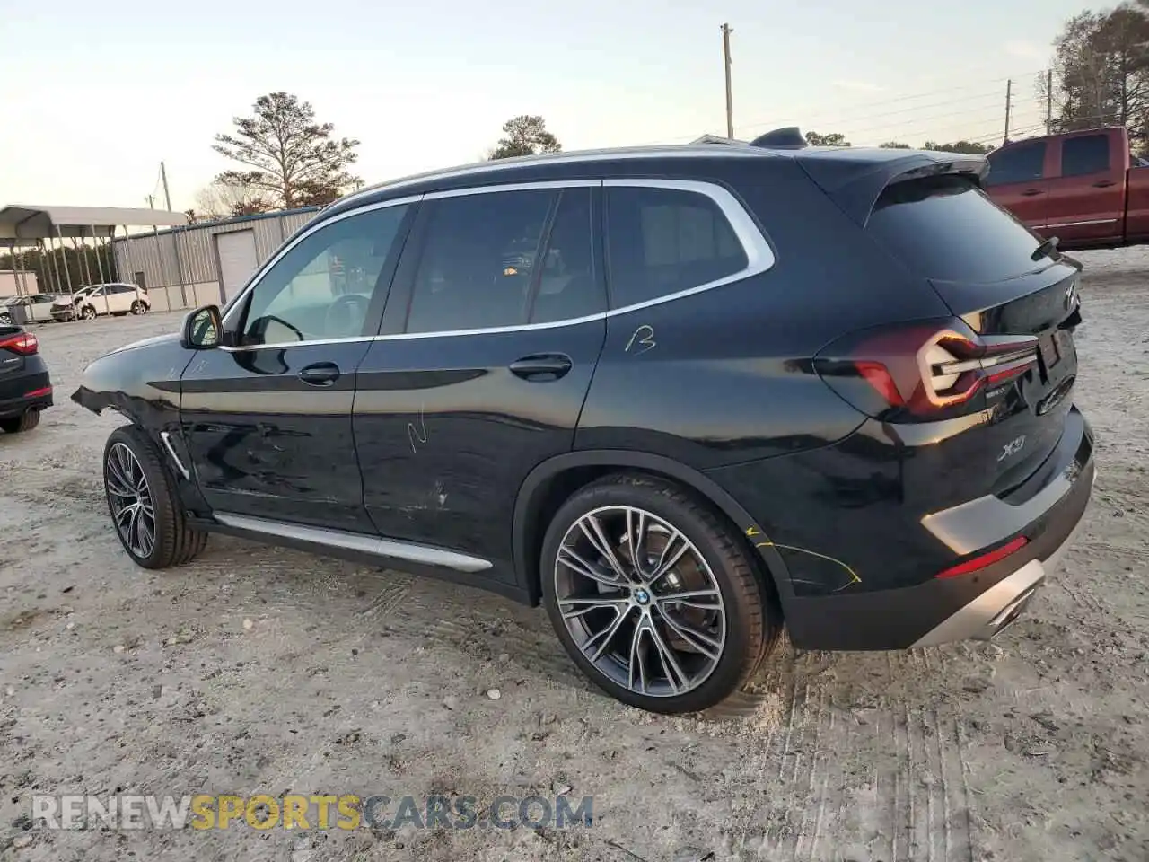2 Photograph of a damaged car 5UX43DP06R9W54109 BMW X3 2024