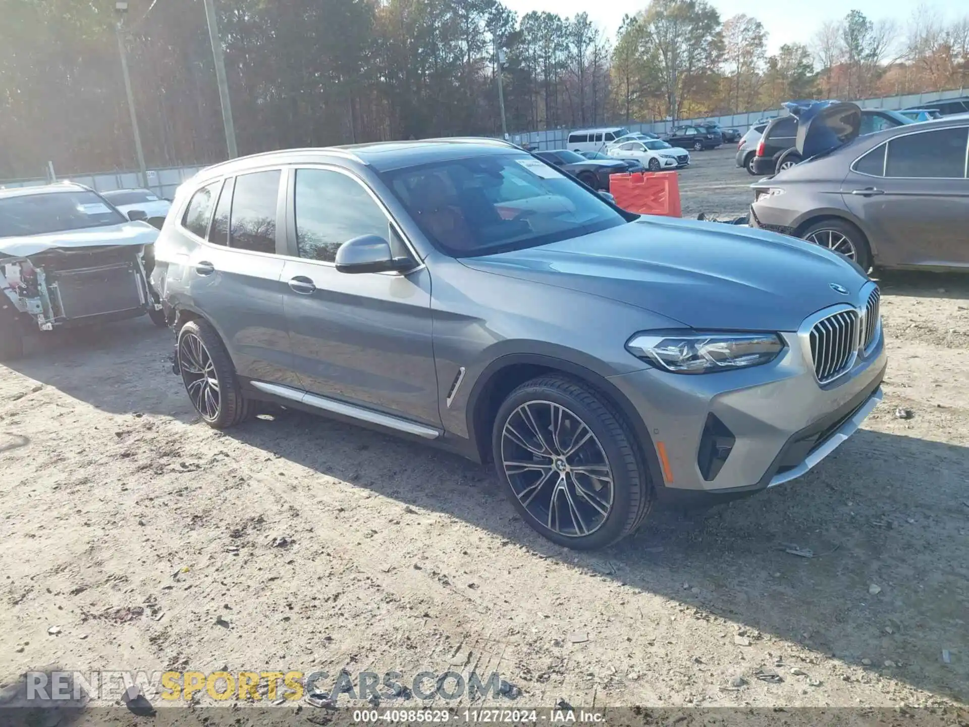 1 Photograph of a damaged car 5UX43DP06R9W67491 BMW X3 2024