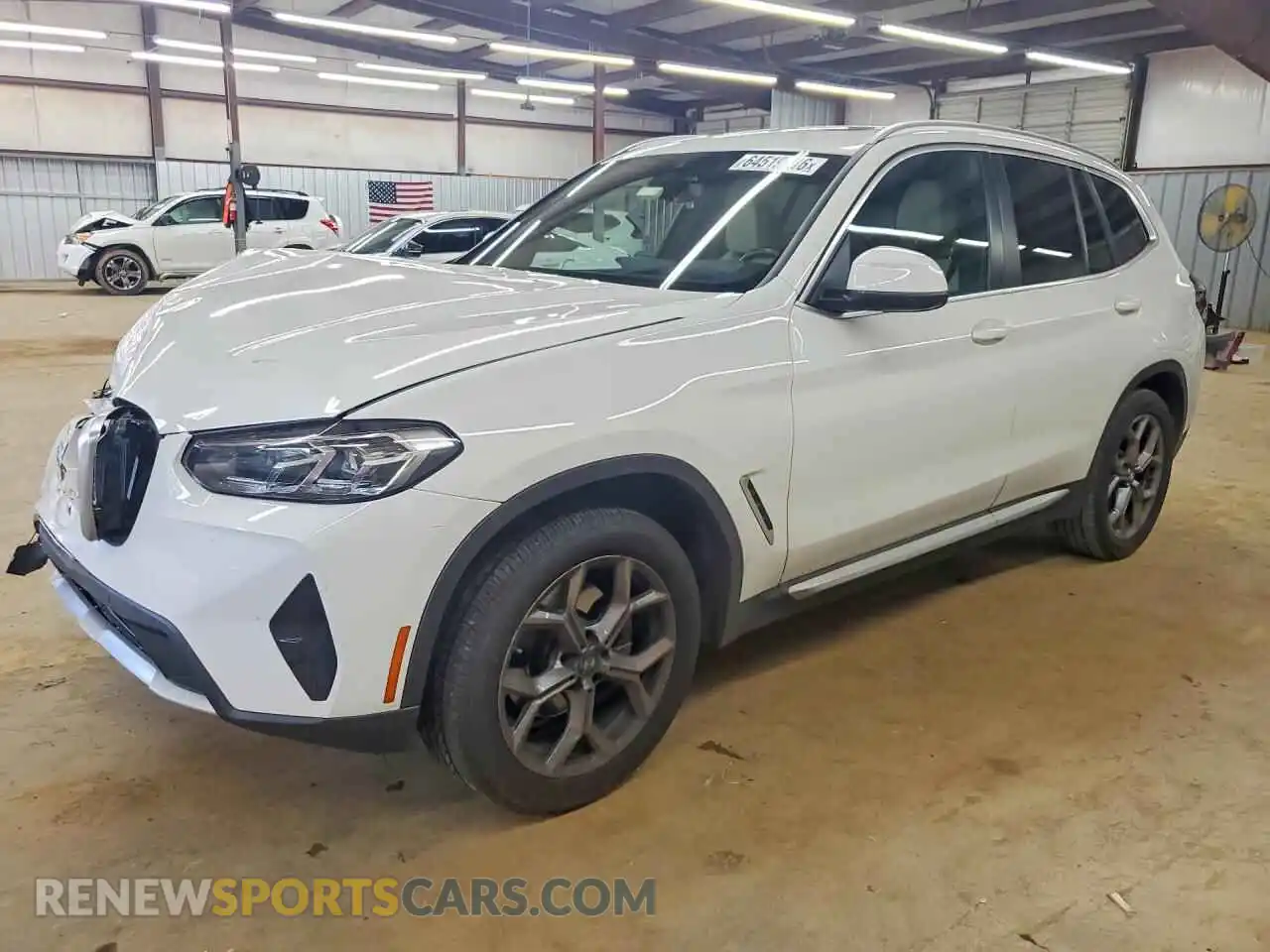 1 Photograph of a damaged car 5UX43DP07R9U95939 BMW X3 2024