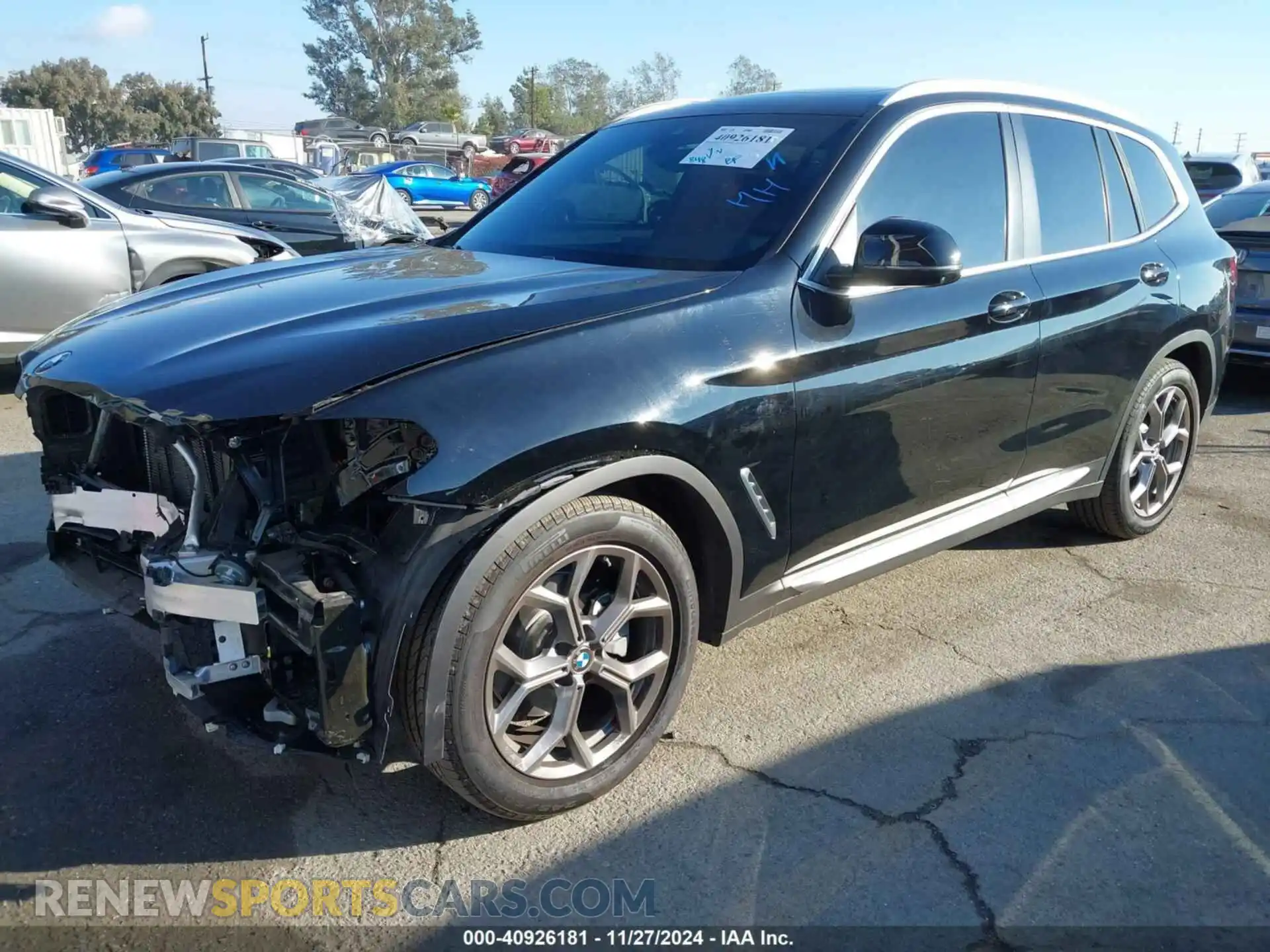 2 Photograph of a damaged car 5UX43DP07R9X40917 BMW X3 2024