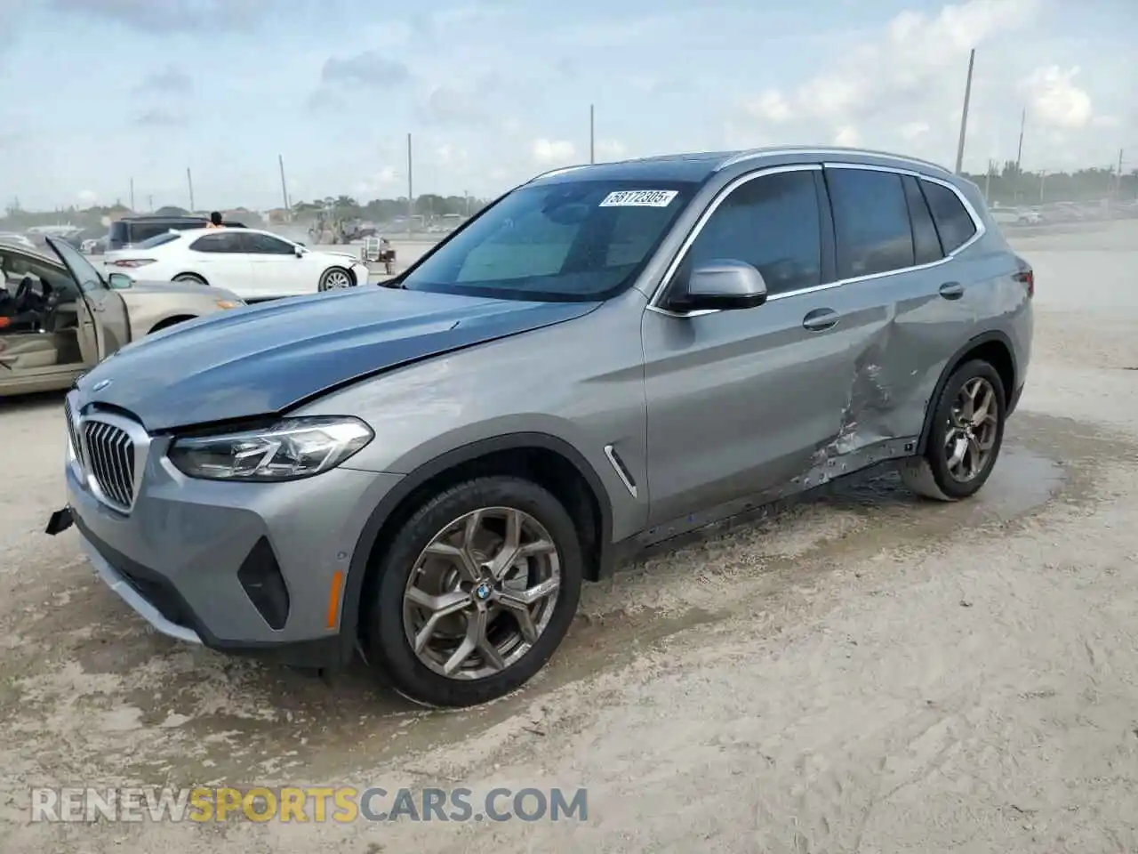 1 Photograph of a damaged car 5UX43DP08R9U98638 BMW X3 2024