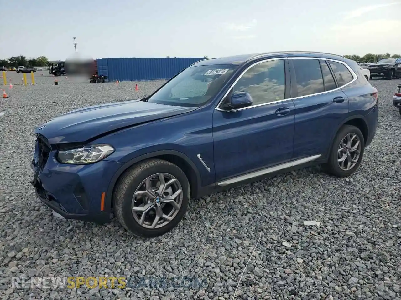 1 Photograph of a damaged car 5UX43DP09R9U43230 BMW X3 2024