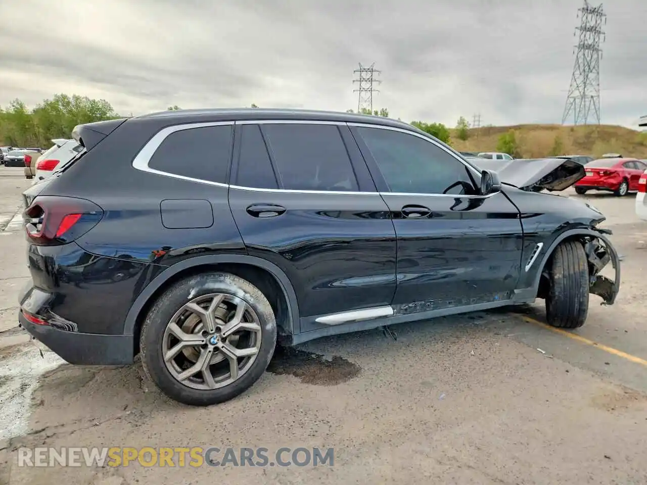 3 fotografías del automóvil dañado 5UX43DP0XR9U58111 BMW X3 2024