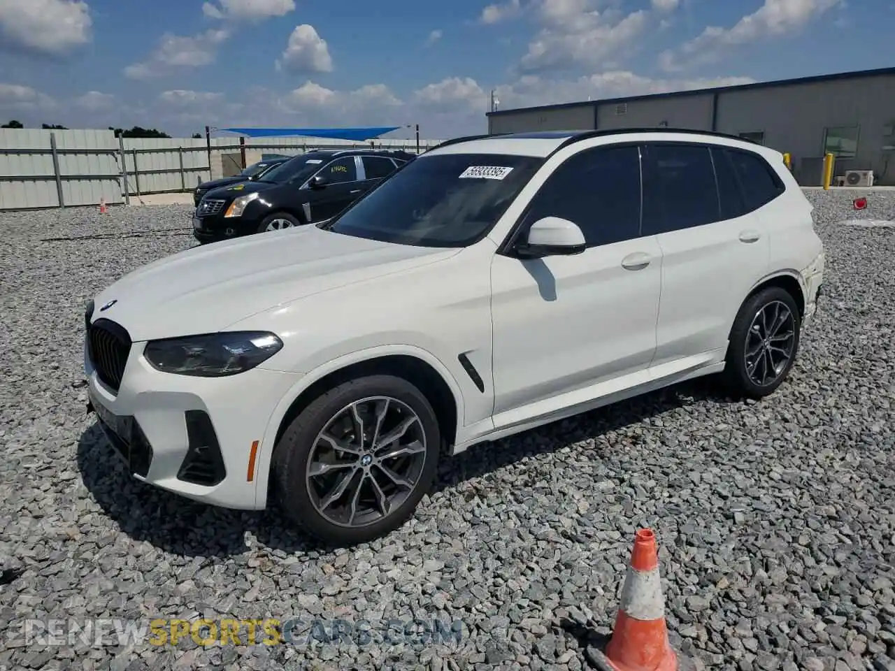 1 Photograph of a damaged car 5UX43DP0XR9V27279 BMW X3 2024