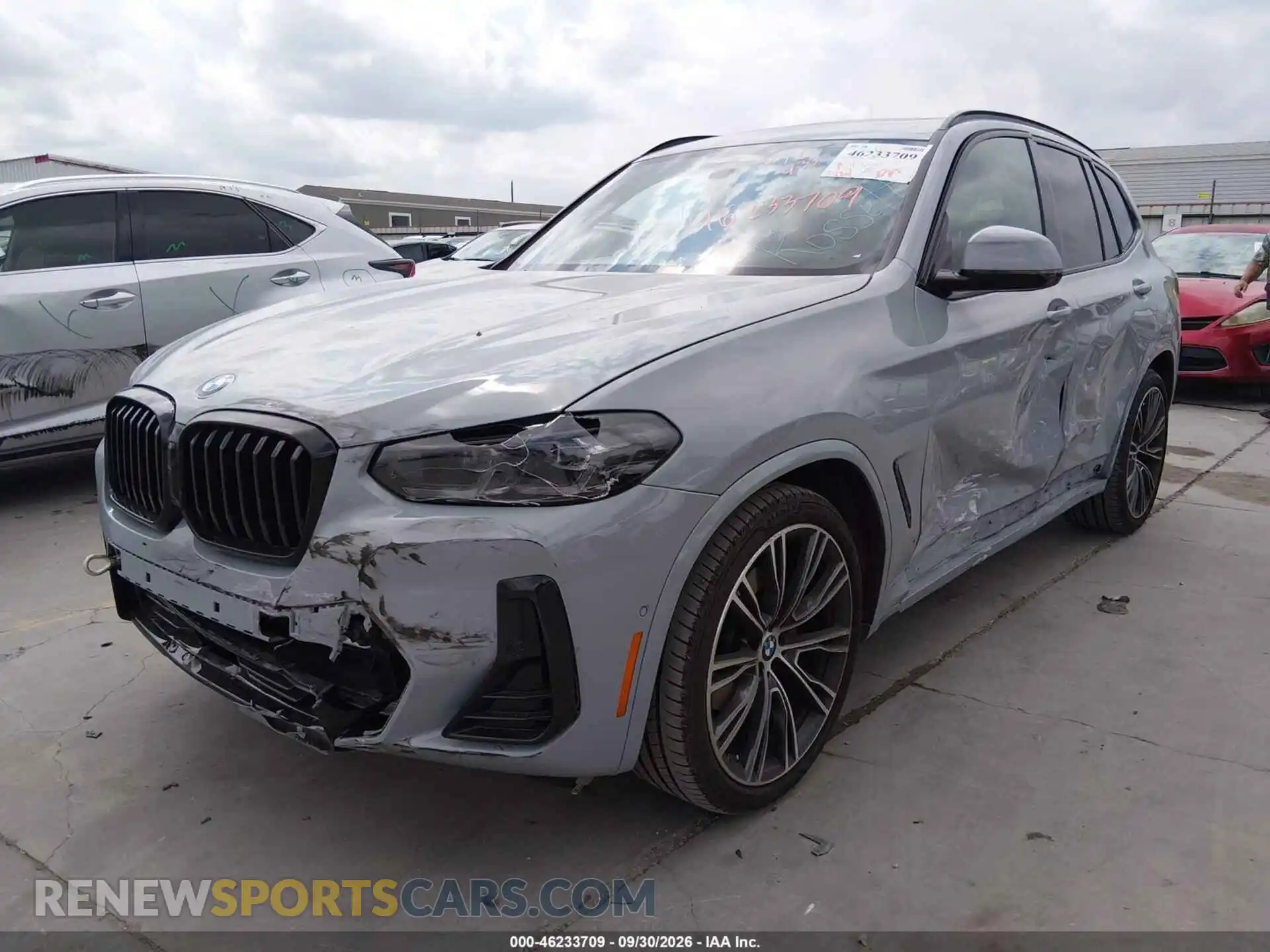 2 Photograph of a damaged car 5UX43DP0XR9X15543 BMW X3 2024