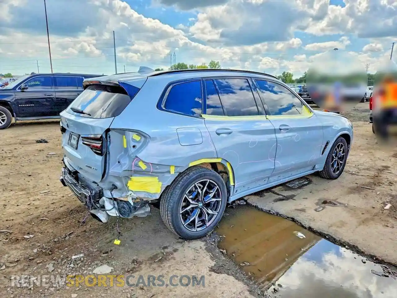 3 Фотография поврежденного автомобиля 5UX53DP00R9T58782 BMW X3 2024