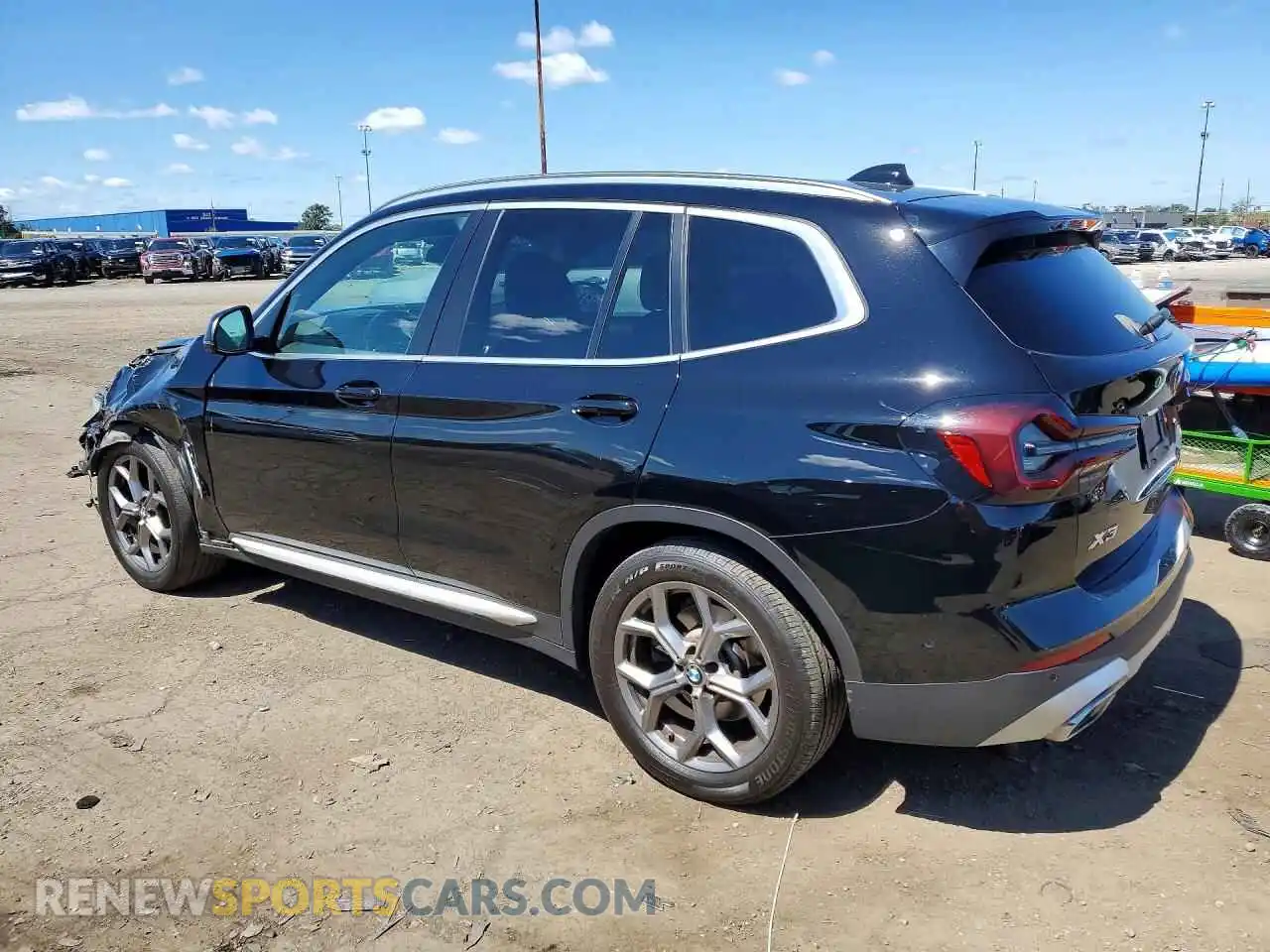 2 fotografías del automóvil dañado 5UX53DP00R9U16969 BMW X3 2024