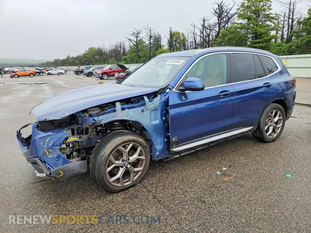 1 Фотография поврежденного автомобиля 5UX53DP00R9V47321 BMW X3 2024