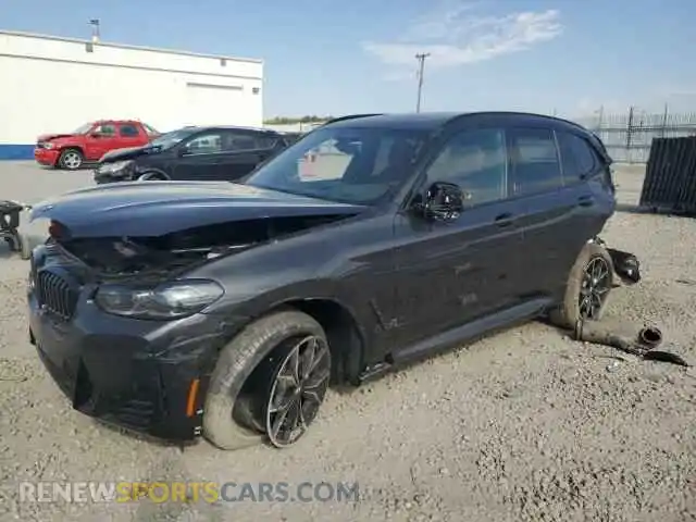 1 Photograph of a damaged car 5UX53DP00R9W62033 BMW X3 2024