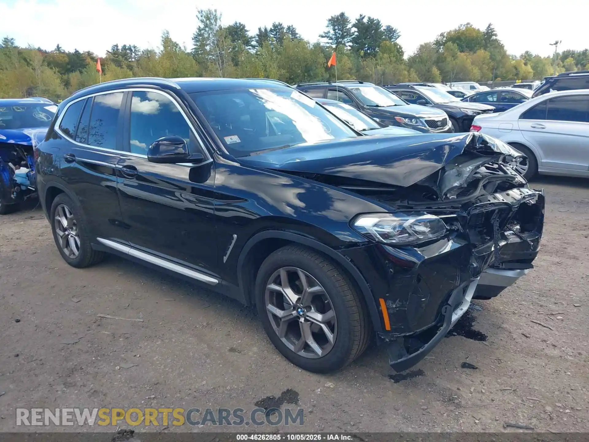 1 Фотография поврежденного автомобиля 5UX53DP00R9W75378 BMW X3 2024