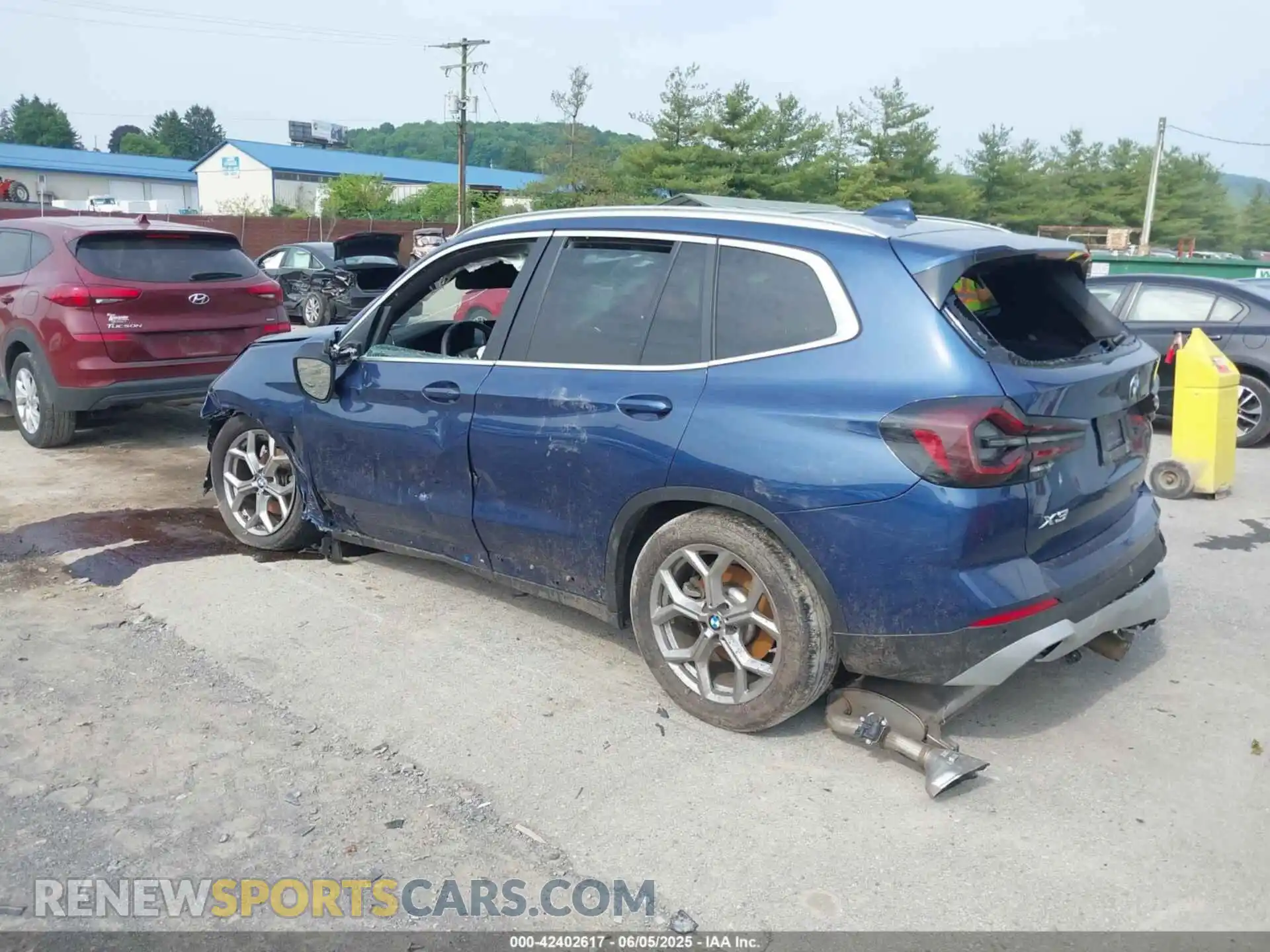 3 Фотография поврежденного автомобиля 5UX53DP00R9W81214 BMW X3 2024