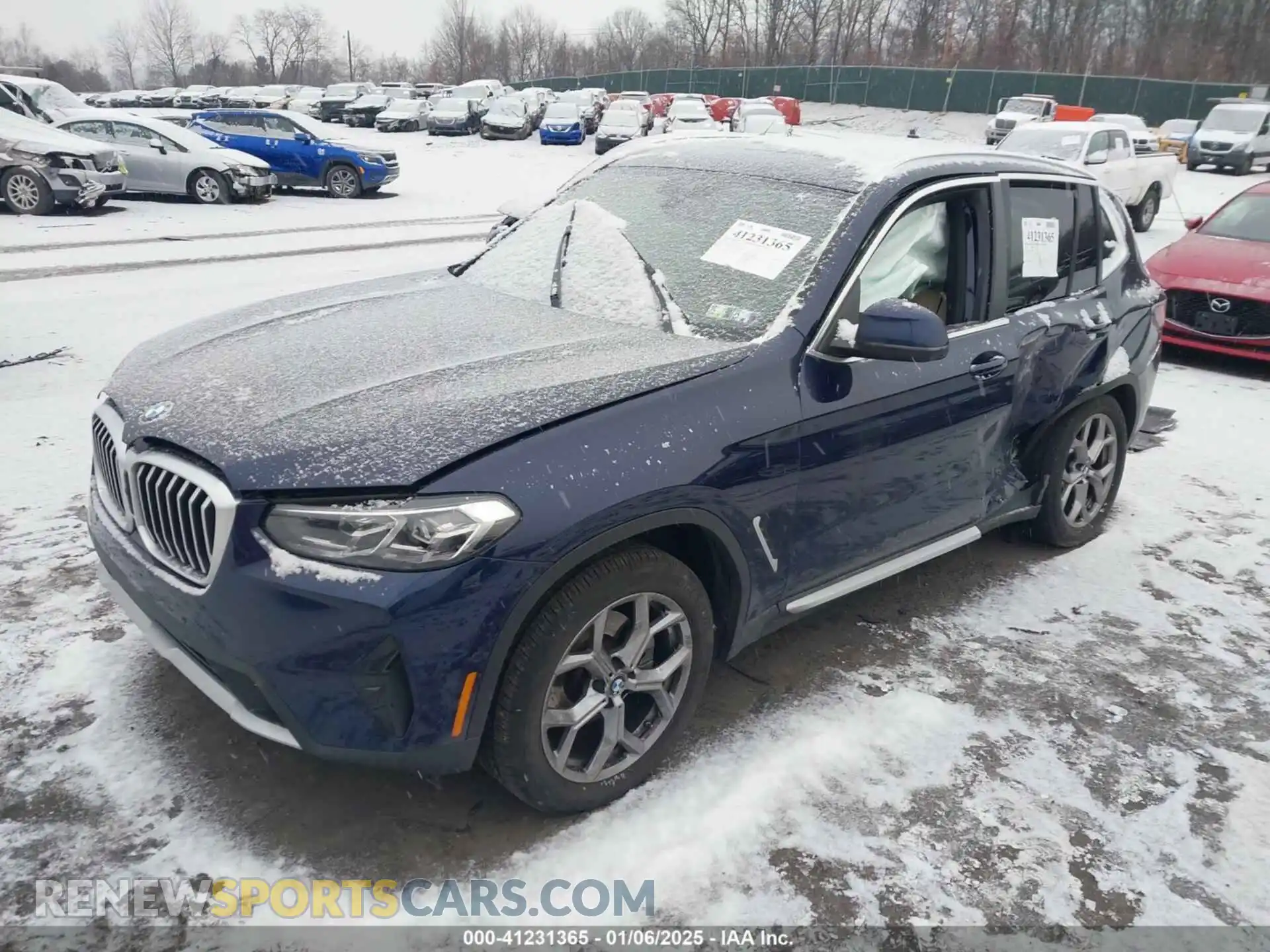 2 Photograph of a damaged car 5UX53DP01R9U94905 BMW X3 2024