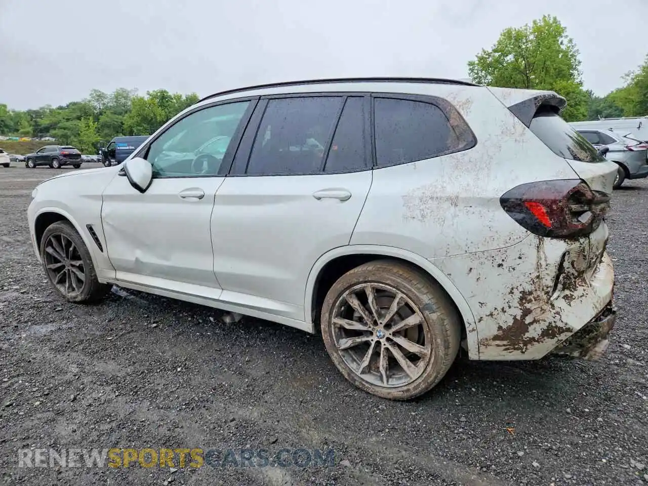 2 fotografías del automóvil dañado 5UX53DP01R9V29748 BMW X3 2024