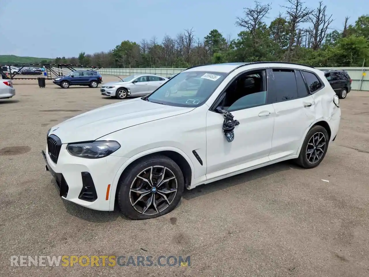 1 Photograph of a damaged car 5UX53DP02R9T86793 BMW X3 2024