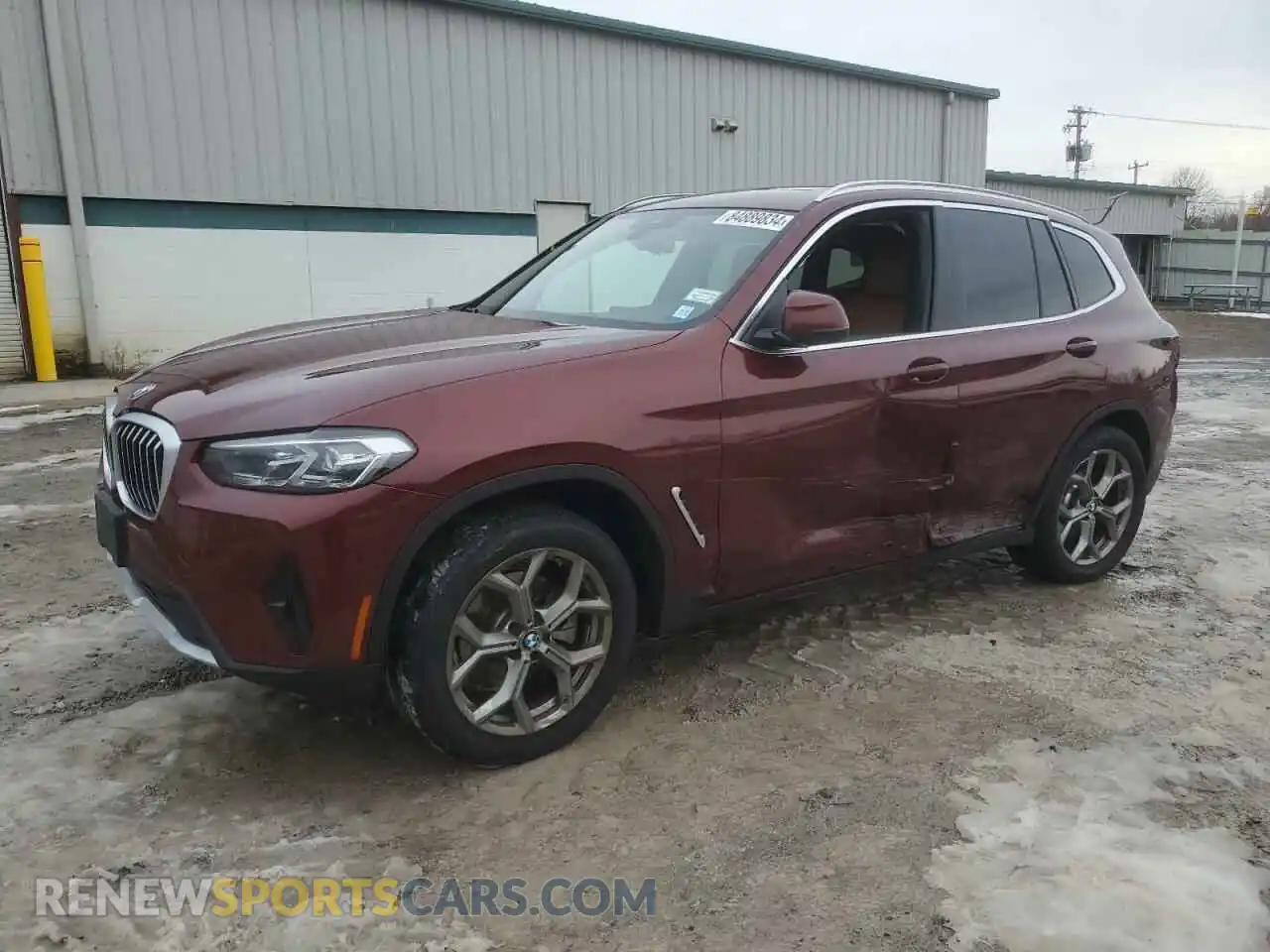 1 Photograph of a damaged car 5UX53DP02R9U18237 BMW X3 2024