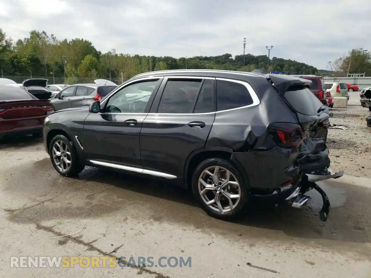 2 Photograph of a damaged car 5UX53DP03R9W01291 BMW X3 2024