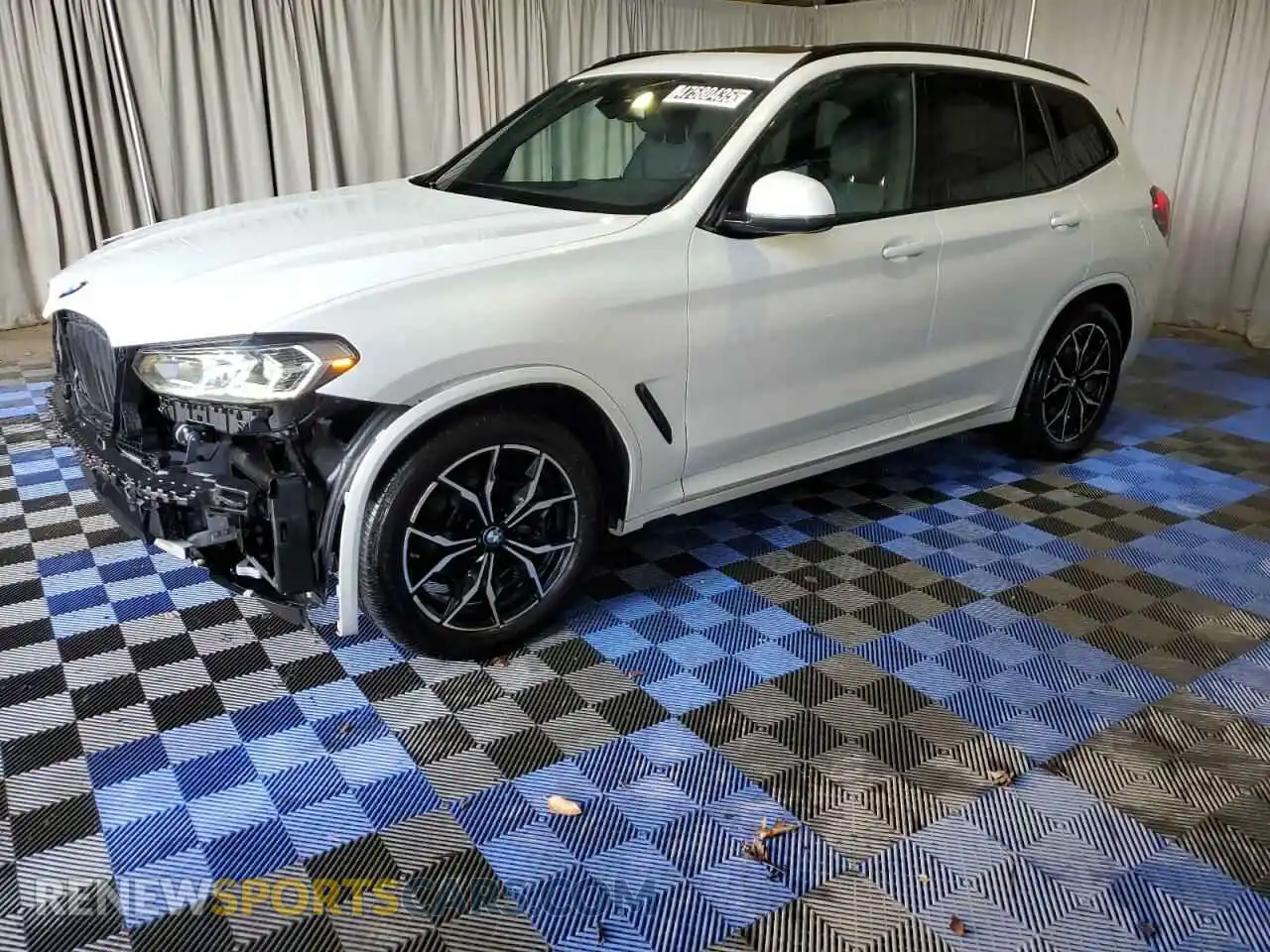 1 Photograph of a damaged car 5UX53DP03R9W57506 BMW X3 2024