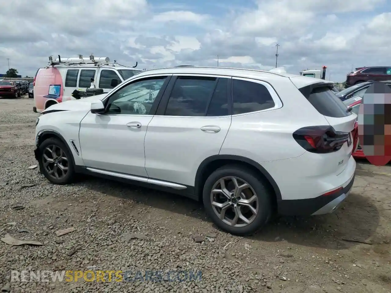 2 Photograph of a damaged car 5UX53DP03R9W66559 BMW X3 2024