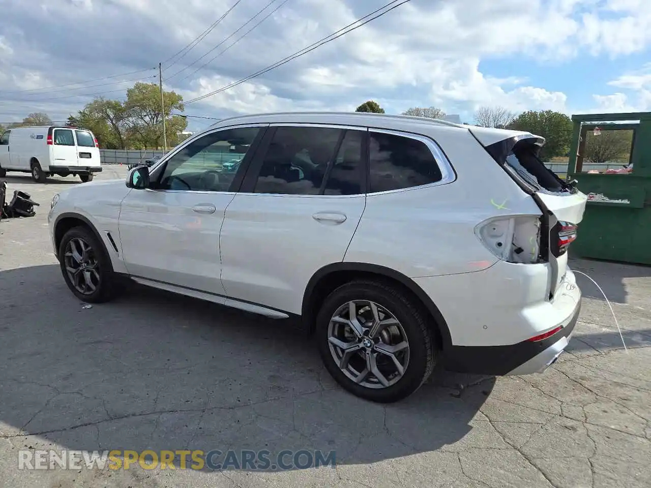 2 Photograph of a damaged car 5UX53DP04R9V15133 BMW X3 2024
