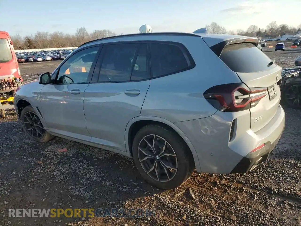 2 Photograph of a damaged car 5UX53DP04R9W09500 BMW X3 2024