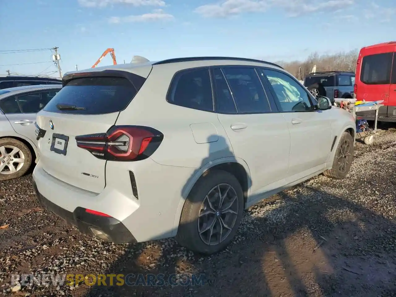 3 Photograph of a damaged car 5UX53DP04R9W09500 BMW X3 2024