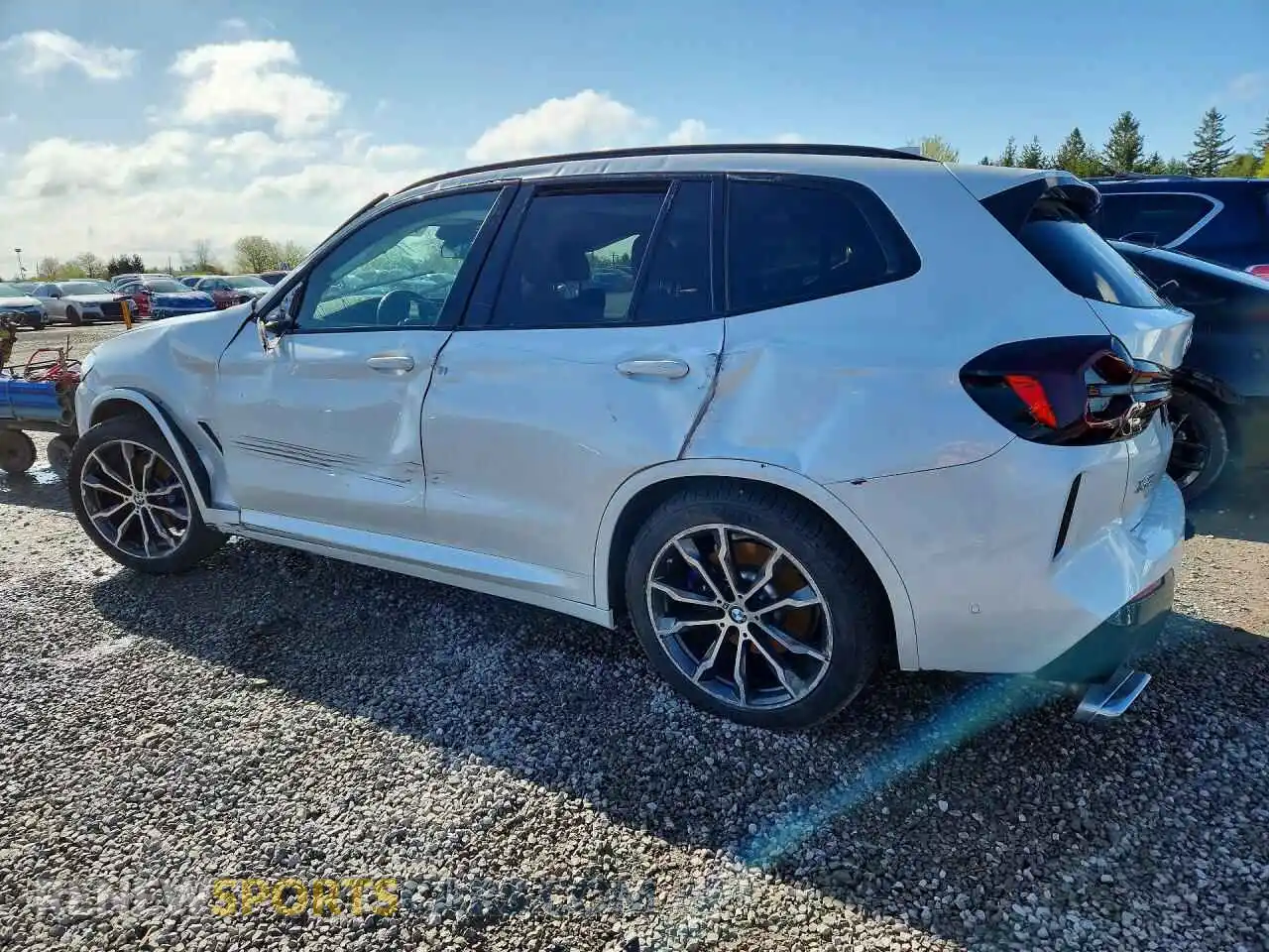 2 Photograph of a damaged car 5UX53DP05R9T69907 BMW X3 2024