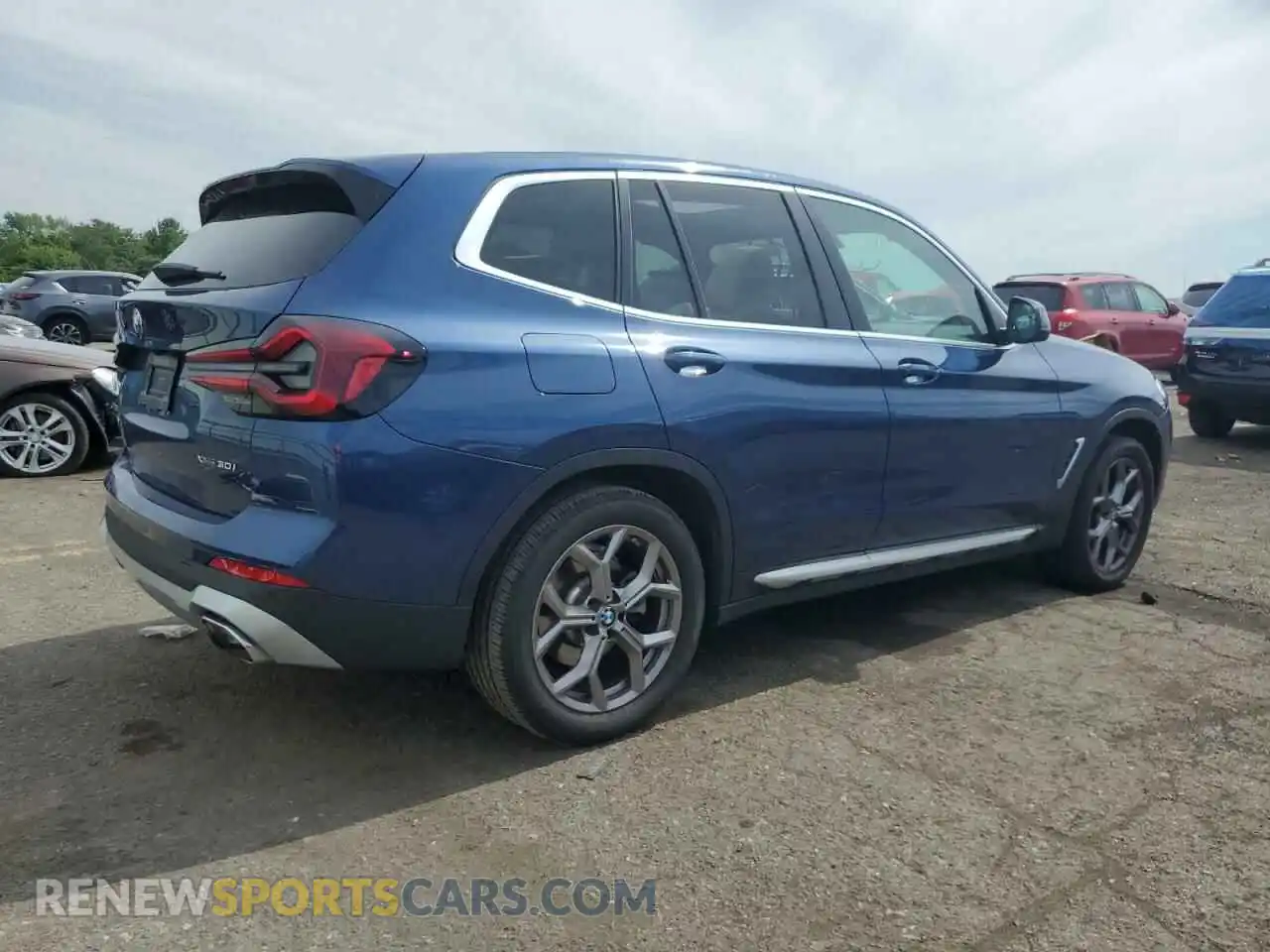 3 fotografías del automóvil dañado 5UX53DP05R9T74315 BMW X3 2024