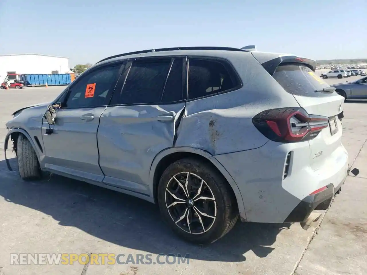 2 Photograph of a damaged car 5UX53DP05R9U07460 BMW X3 2024