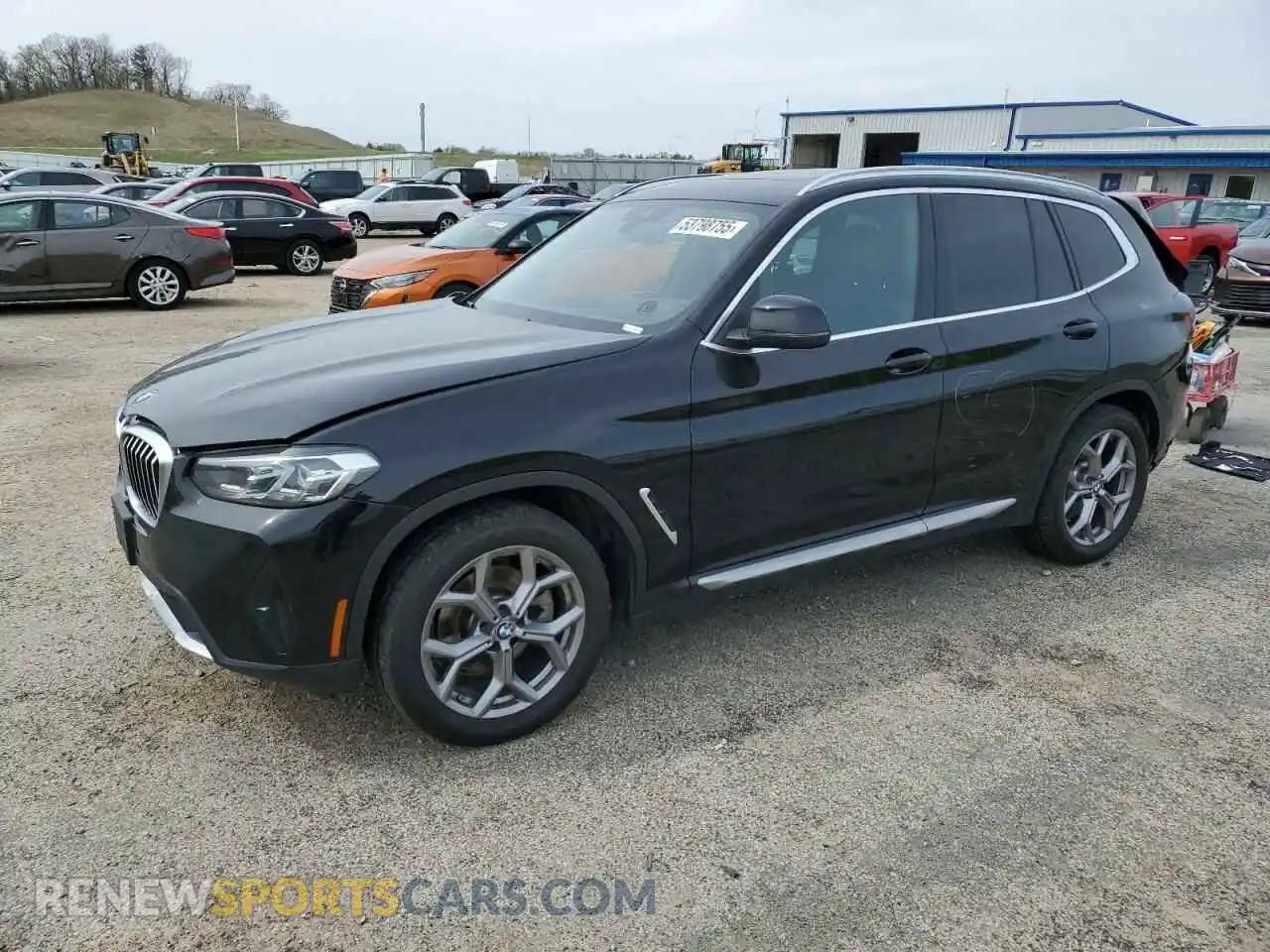 1 Photograph of a damaged car 5UX53DP05R9U80974 BMW X3 2024