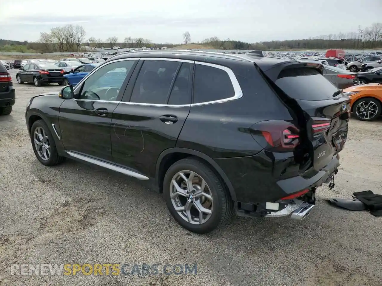 2 Photograph of a damaged car 5UX53DP05R9U80974 BMW X3 2024