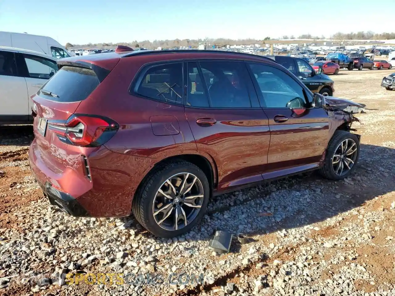 3 Photograph of a damaged car 5UX53DP06R9T48550 BMW X3 2024