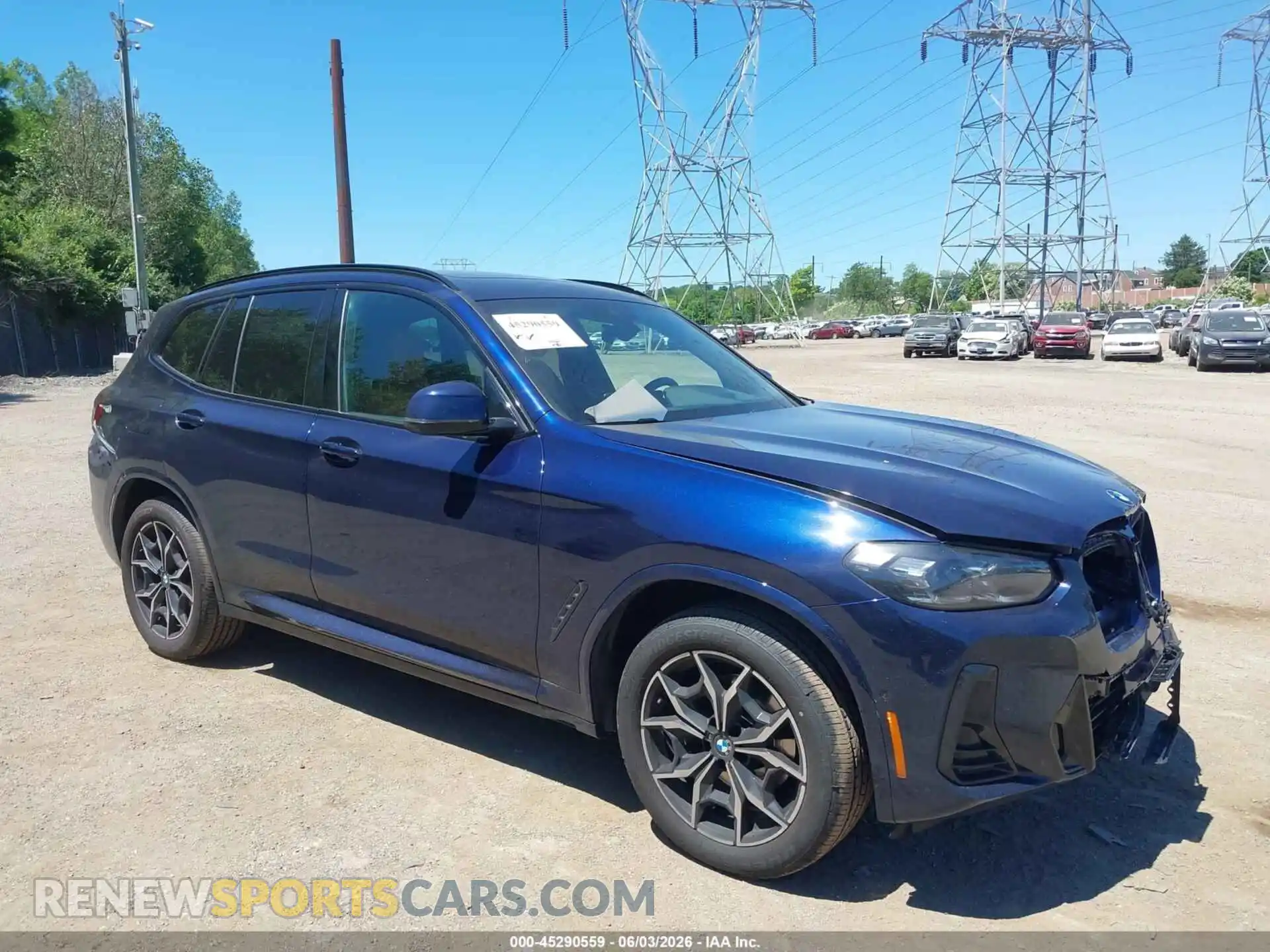 1 Фотография поврежденного автомобиля 5UX53DP06R9T86666 BMW X3 2024