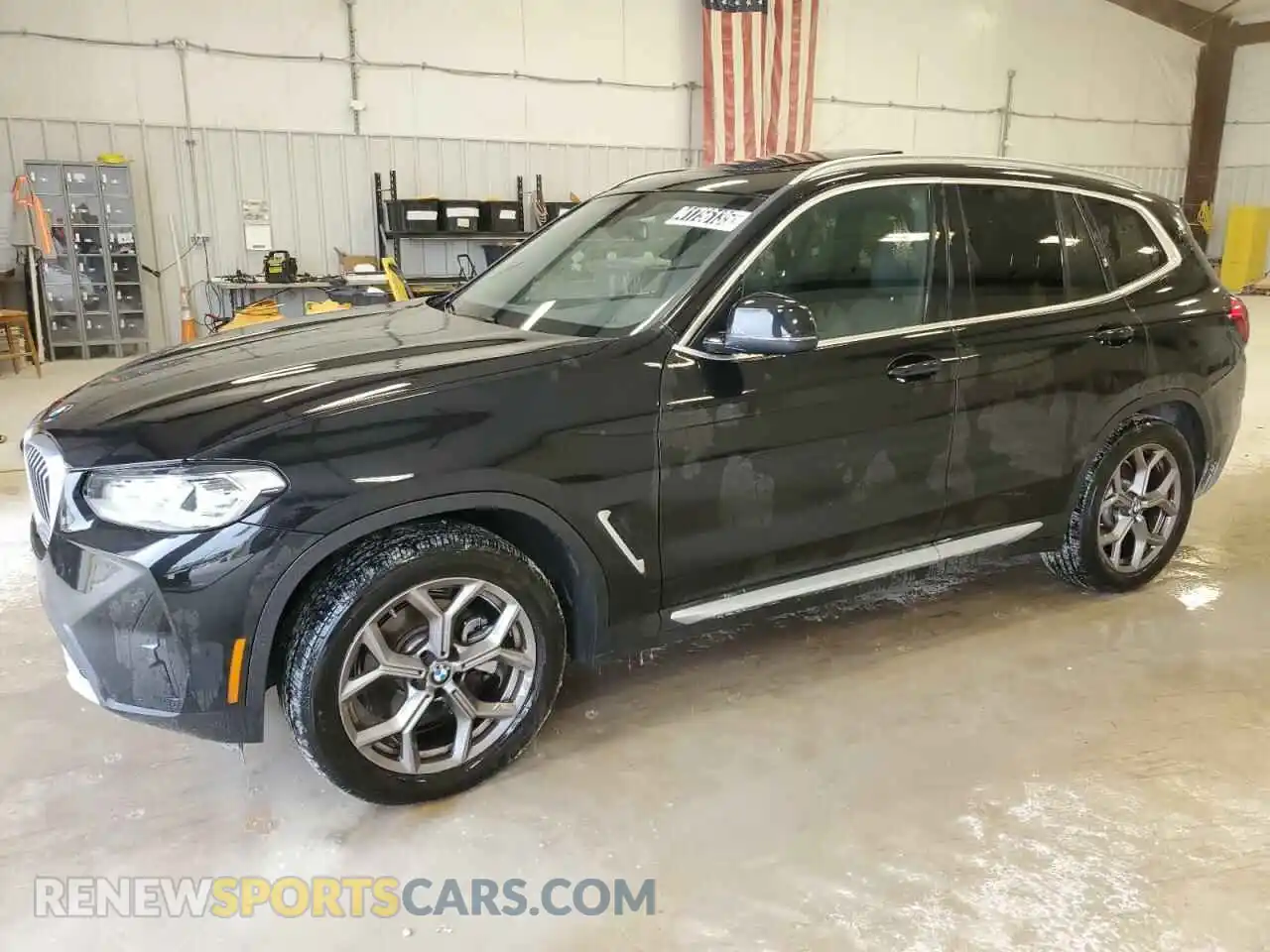 1 Photograph of a damaged car 5UX53DP06R9T88658 BMW X3 2024