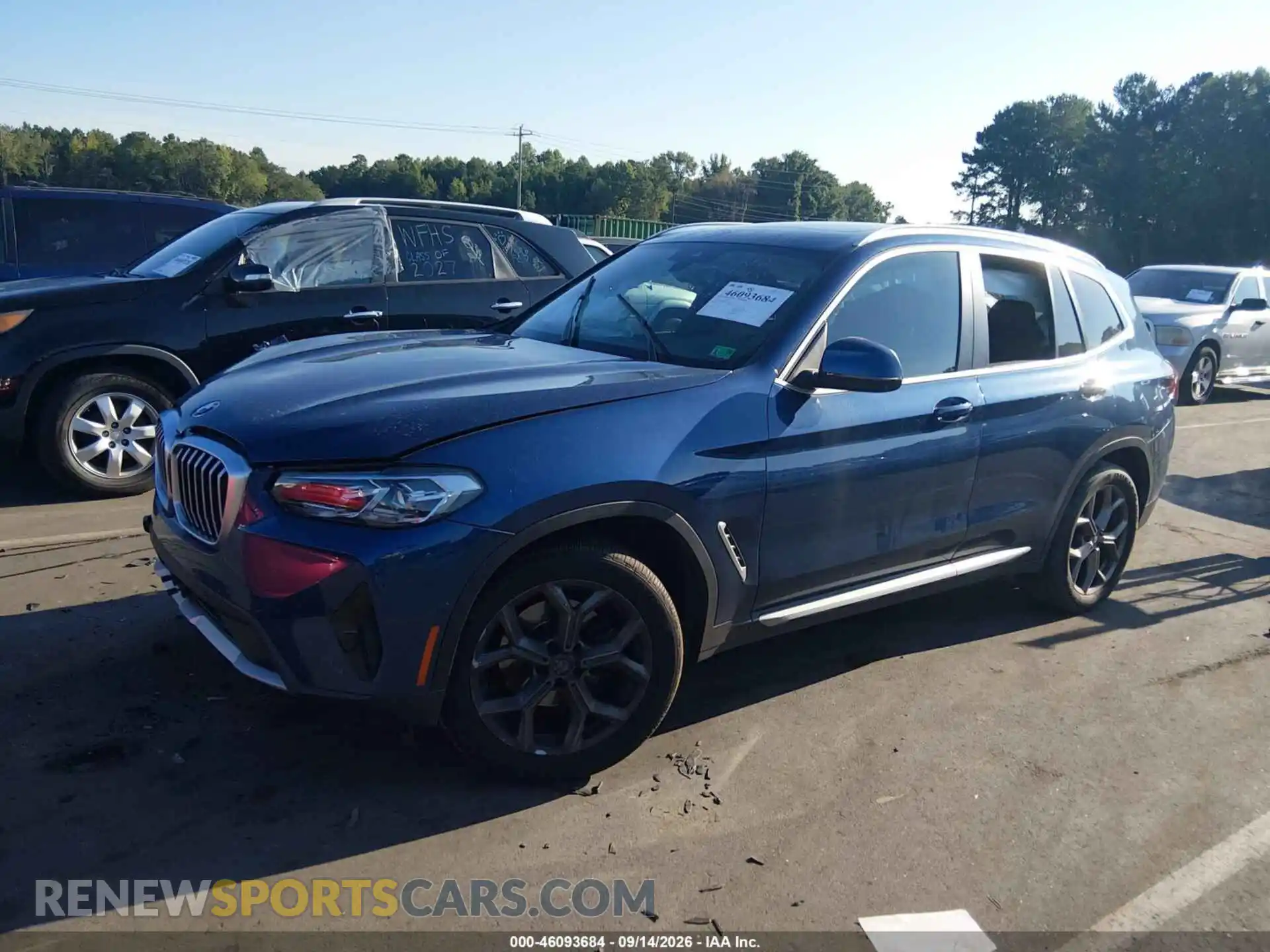 2 Photograph of a damaged car 5UX53DP06R9T95142 BMW X3 2024