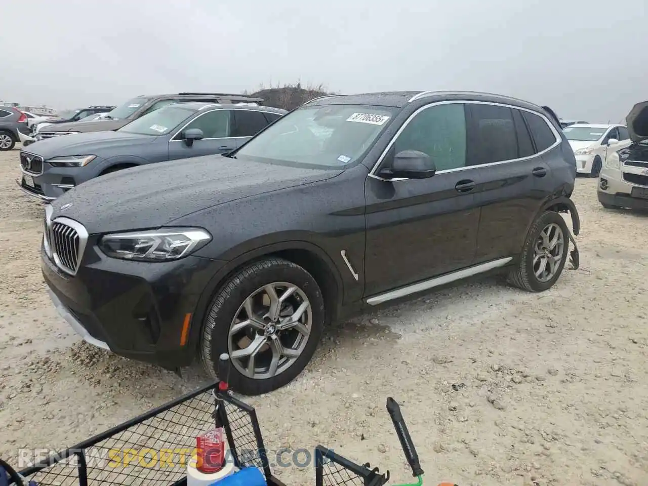 1 Photograph of a damaged car 5UX53DP06R9U65254 BMW X3 2024