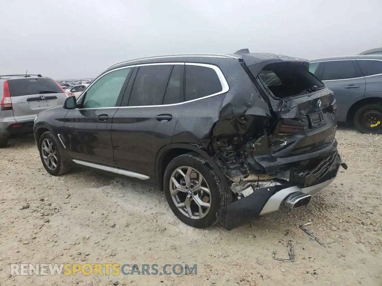 2 Photograph of a damaged car 5UX53DP06R9U65254 BMW X3 2024