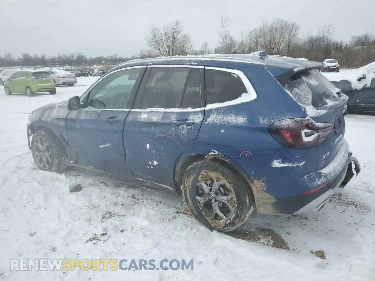 2 Photograph of a damaged car 5UX53DP06R9V43869 BMW X3 2024