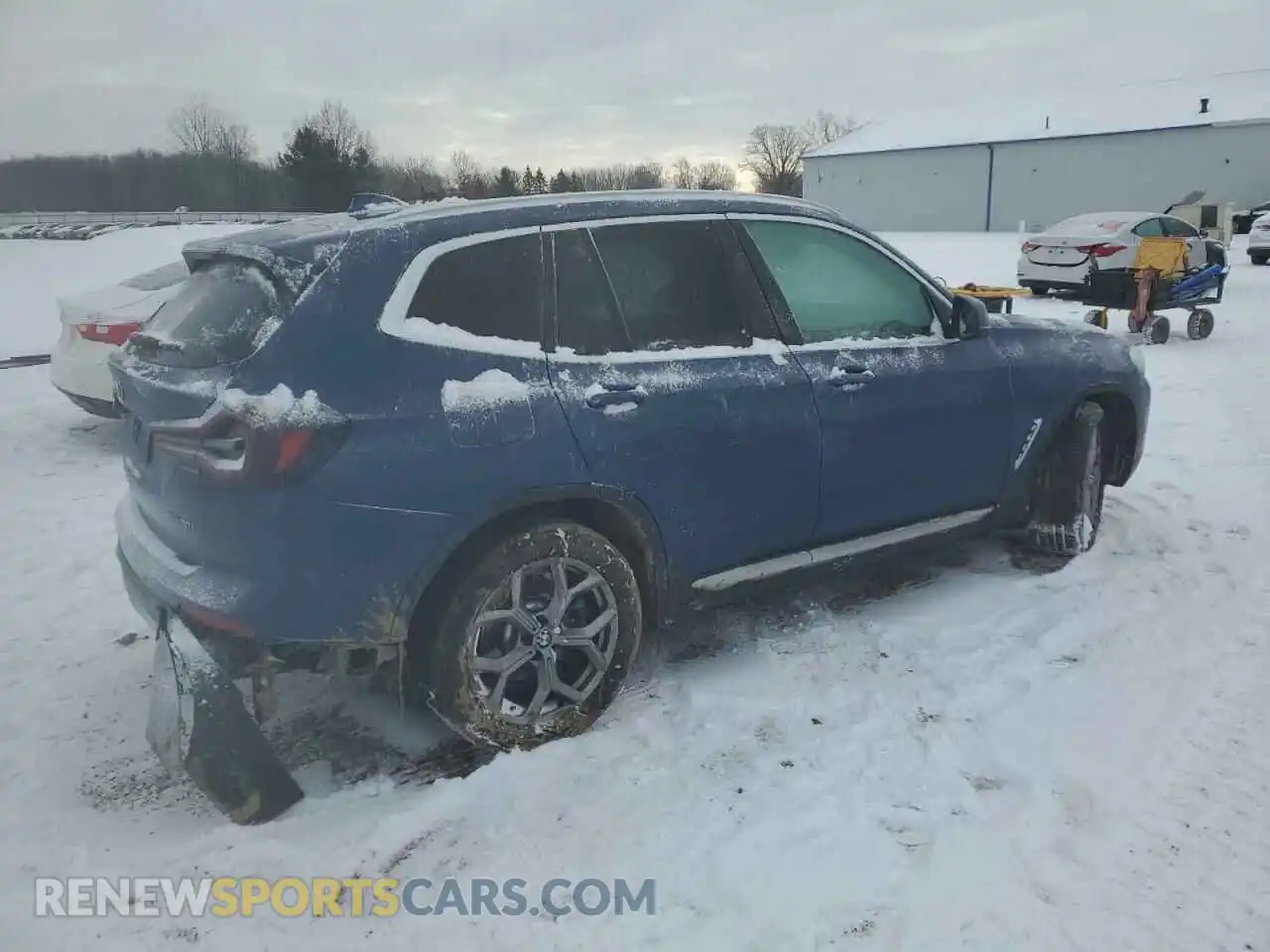 3 Photograph of a damaged car 5UX53DP06R9V43869 BMW X3 2024