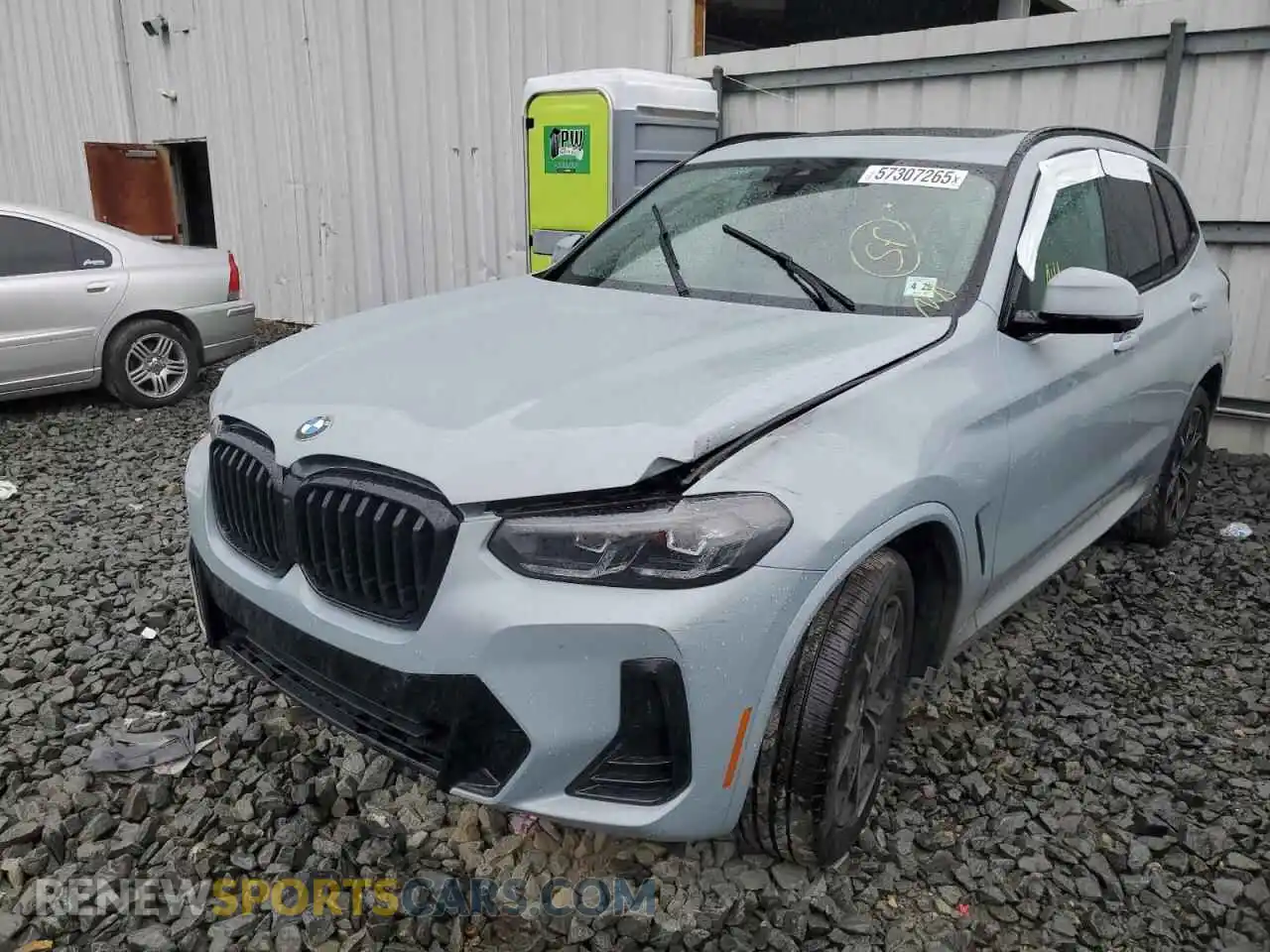1 Photograph of a damaged car 5UX53DP06R9V98824 BMW X3 2024