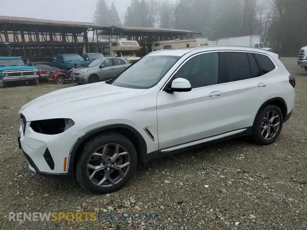 1 Photograph of a damaged car 5UX53DP06R9W27268 BMW X3 2024