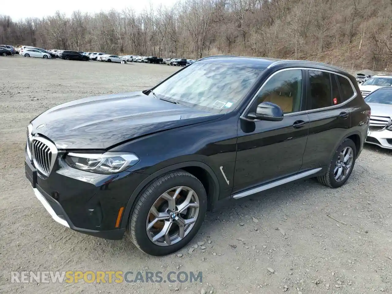 1 Photograph of a damaged car 5UX53DP07R9U41254 BMW X3 2024