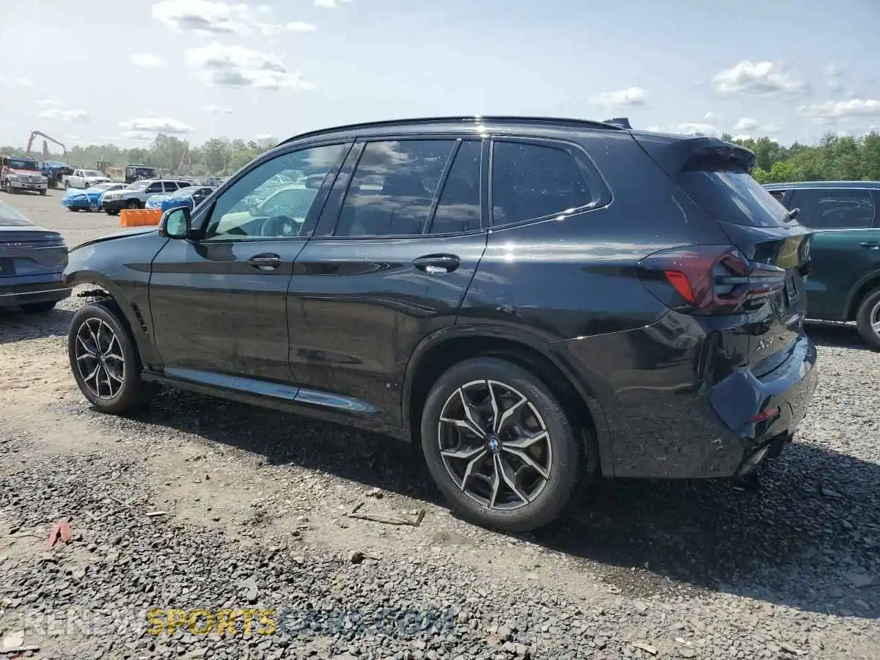 2 Photograph of a damaged car 5UX53DP07R9W94803 BMW X3 2024