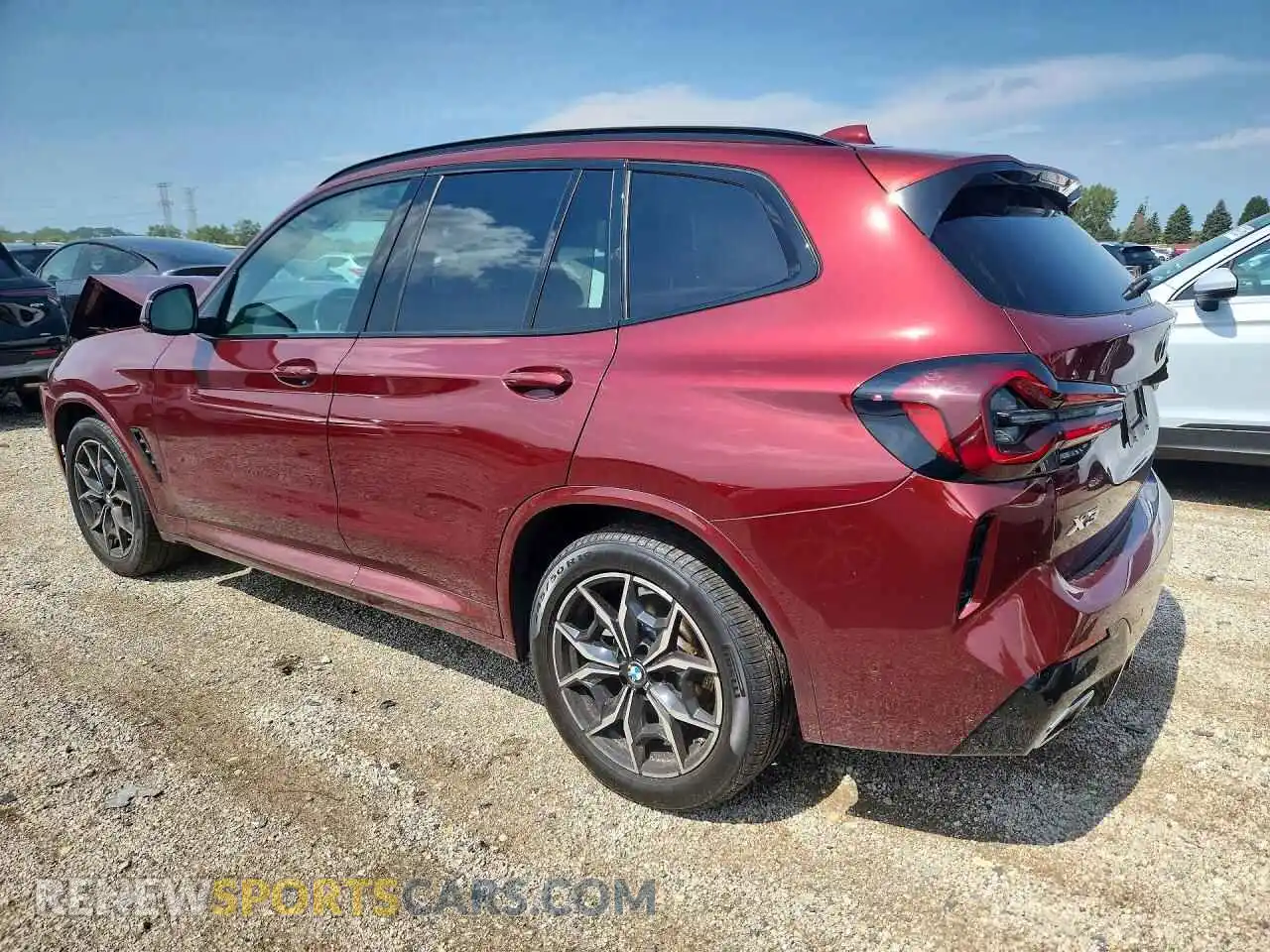 2 Photograph of a damaged car 5UX53DP08R9U71203 BMW X3 2024