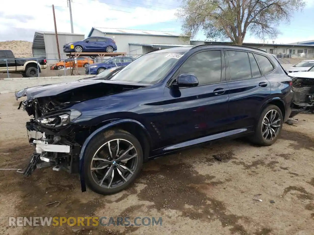 1 Photograph of a damaged car 5UX53DP08R9U76434 BMW X3 2024